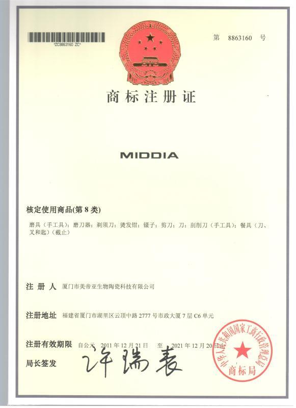 MIDDIA trademark